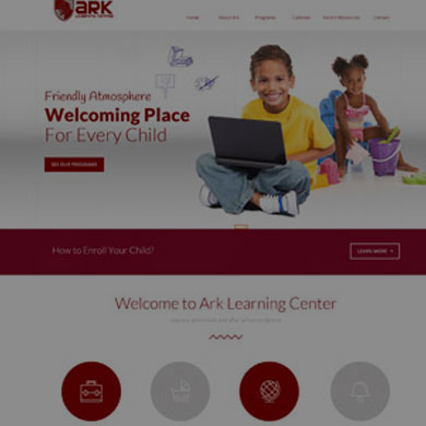 Ark Learning Center Website Project